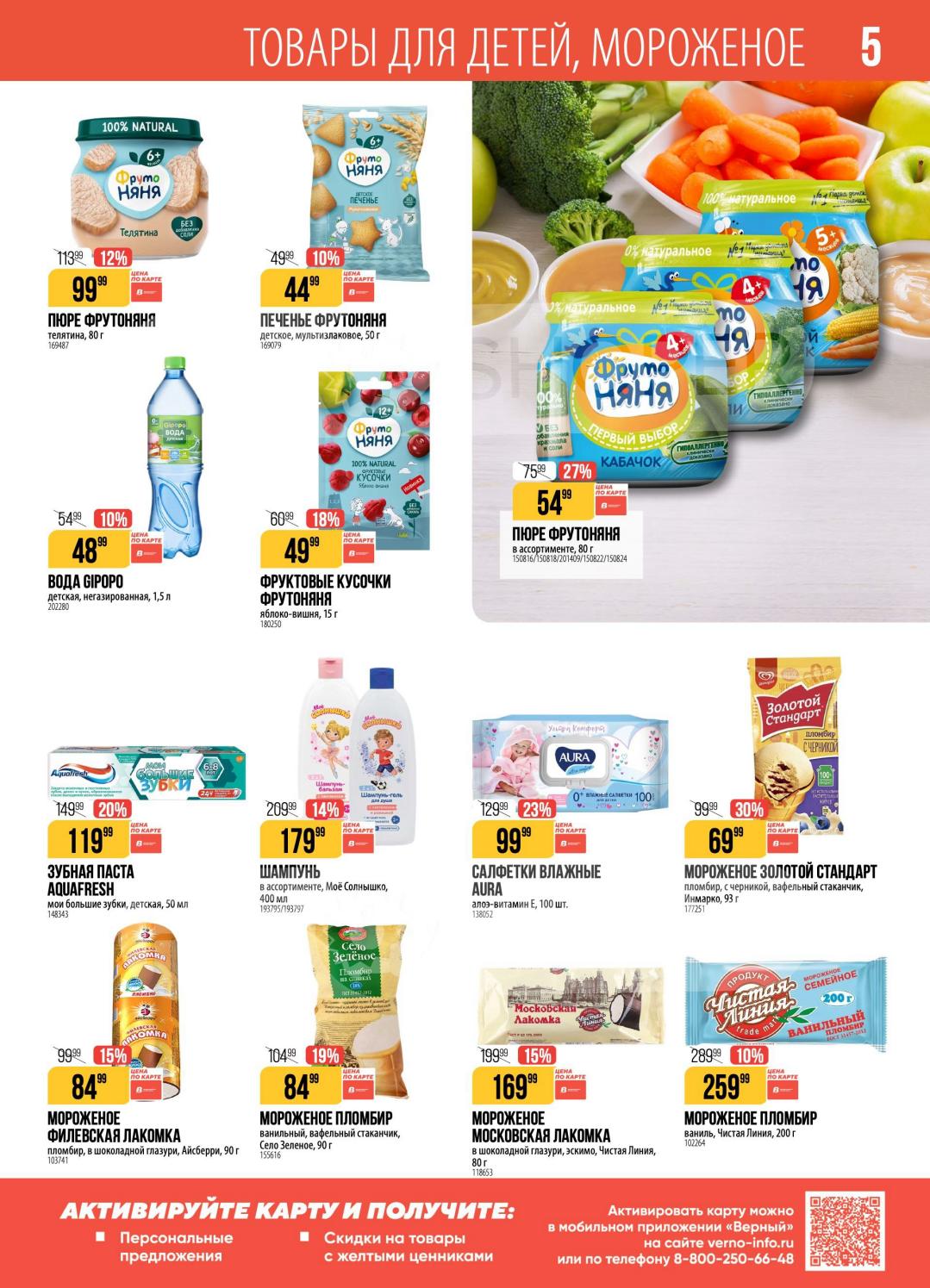 Детям и мороженое — Филевская лакомка, Чистая Линия, пломбир